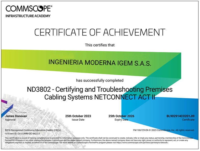 certificacion nd3802